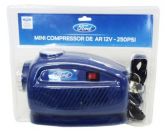 COMPRESSOR DE AR LINHA MINI C/LANTERNA 250 PSI 12 V FD716